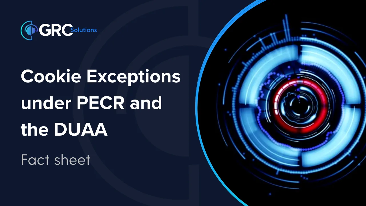 Cookies under the PECR and DUAA fact sheet